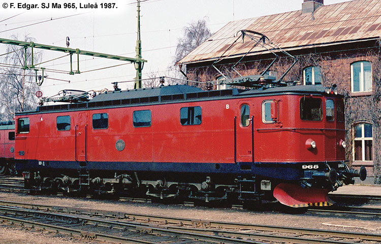 SJ Ma 965 SJ Ma 965