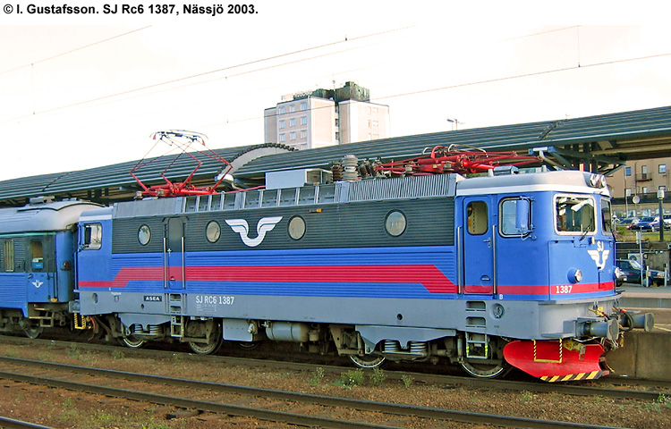 SJ Rc6 1387 SJ Rc6 1387