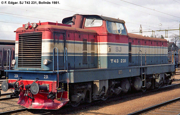 SJ T43 231 SJ T43 231