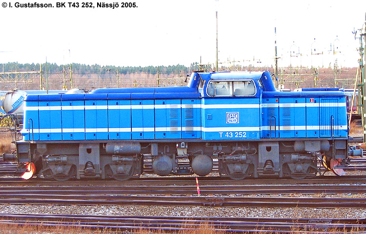 BK T43 252 BK T43 252