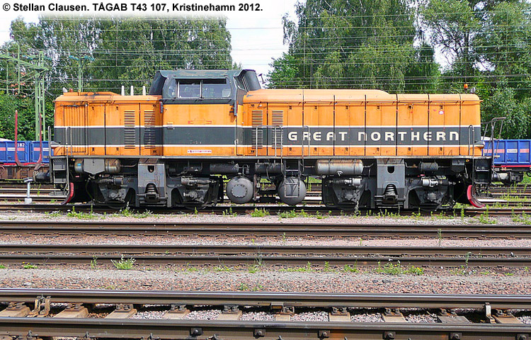 TÅGAB T43 107 TÅGAB T43 107