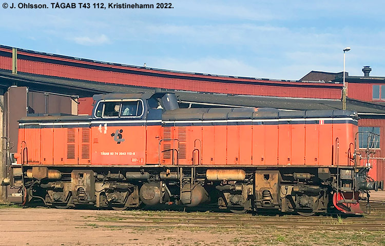 TÅGAB T43 112 TÅGAB T43 112
